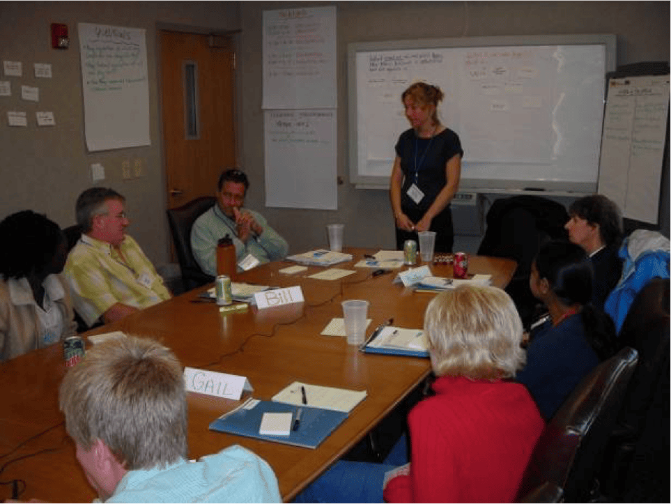 Photo of a deliberation at the Mayo Clinic. 
